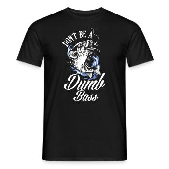 Fun Fishing Angler Fisherman Gift - Men's T-Shirt - black - Front - AI Model Male 178 light (178cm)