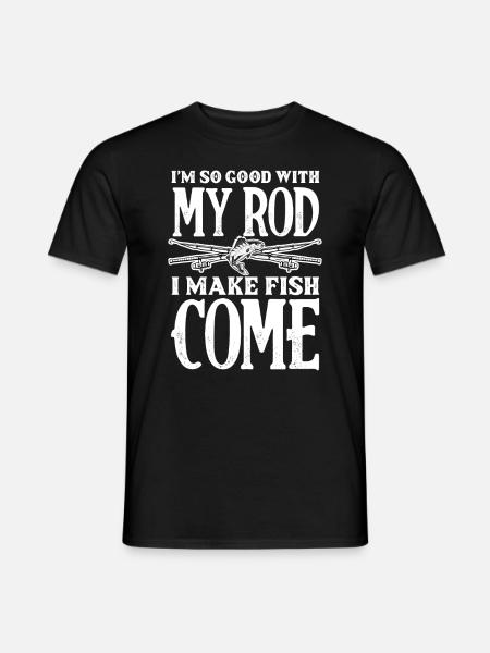 Fun Fishing Angler Fisherman Gift - Men's T-Shirt - black