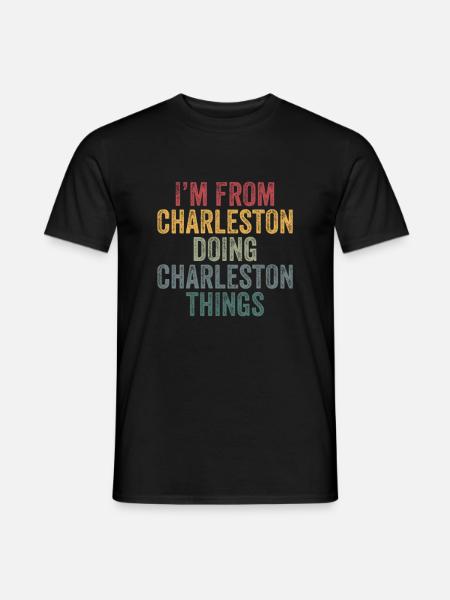 Charleston things city - Men's T-Shirt - black