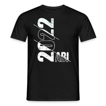 Abitur 2022 Geschenk Junge Mädchen Abi 2022 - Männer T-Shirt - Schwarz - Vorne - AI Model Male 178 light (178cm)
