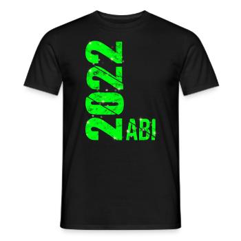 Abitur 2022 Geschenk Junge Mädchen Abi 2022 - Männer T-Shirt - Schwarz - Vorne - AI Model Male 178 light (178cm)
