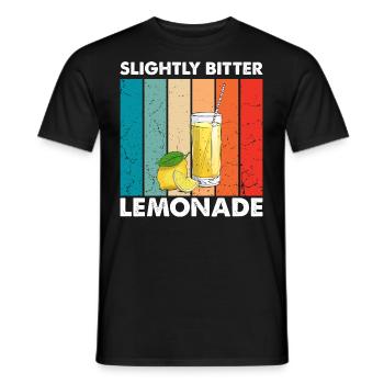 Lemonade Lemon Lemonade Lemonade Lemonade Stand Design - Men's T-Shirt - black - Front - AI Model Male 178 light (178cm)