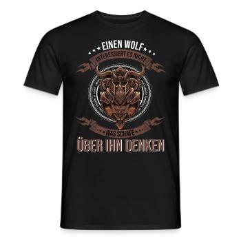Wikinger Krieger Nordmann Axt Valhalla Nordmänner - Männer T-Shirt - Schwarz - Vorne - AI Model Male 178 light (178cm)