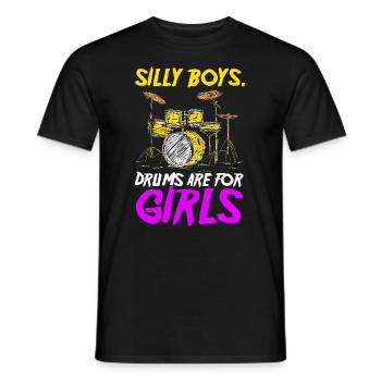 Cadeau de batteur de batterie - T-shirt homme - noir - Devant - AI Model Male 178 light (178cm)