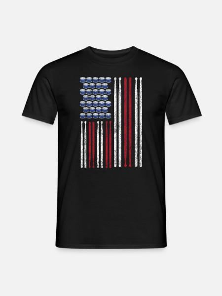 Drums Drummer Gift - Men's T-Shirt - black