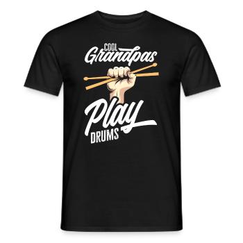 Cadeau de batteur de batterie - T-shirt homme - noir - Devant - AI Model Male 178 light (178cm)