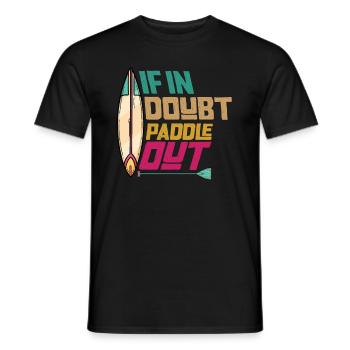 En cas de doute Paddle Out Standup Paddle Board - T-shirt homme - noir - Devant - AI Model Male 178 light (178cm)