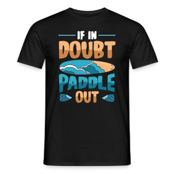 En cas de doute Paddle Out Standup Paddle Board - T-shirt homme - noir - Devant - AI Model Male 178 light (178cm)