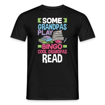 Bookworm Book Lover Librarian Gift - Men's T-Shirt - black - Front - AI Model Male 178 light (178cm)