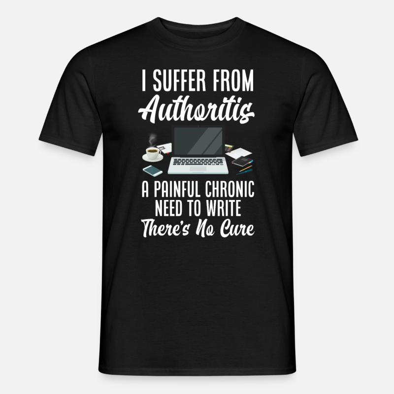 Author Author Funny Author Gift - Men’s T-shirt - black