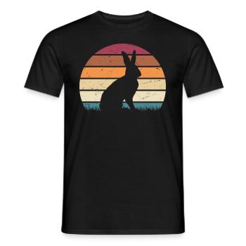 Rabbit Rabbit Pet Rabbit Mama Gift - Men's T-Shirt - black - Front - AI Model Male 178 light (178cm)