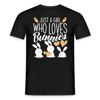 Rabbit Rabbit Pet Rabbit Mama Gift - Men's T-Shirt - black - Front - AI Model Male 178 light (178cm)