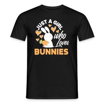 Rabbit Rabbit Pet Rabbit Mama Gift - Men's T-Shirt - black - Front - AI Model Male 178 light (178cm)