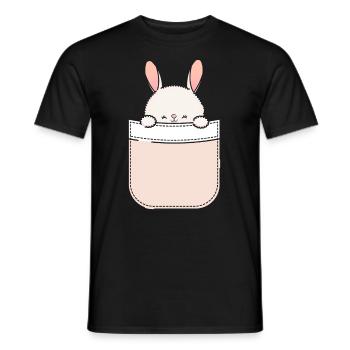 Rabbit Rabbit Pet Rabbit Mama Gift - Men's T-Shirt - black - Front - AI Model Male 178 light (178cm)