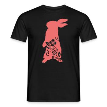 Rabbit Rabbit Pet Rabbit Mama Gift - Men's T-Shirt - black - Front - AI Model Male 178 light (178cm)