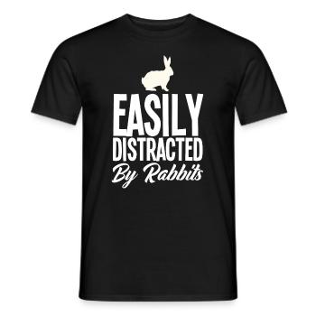 Rabbit Rabbit Pet Rabbit Mama Gift - Men's T-Shirt - black - Front - AI Model Male 178 light (178cm)