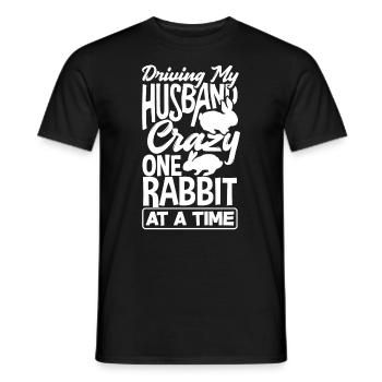 Rabbit Rabbit Pet Rabbit Mama Gift - Men's T-Shirt - black - Front - AI Model Male 178 light (178cm)
