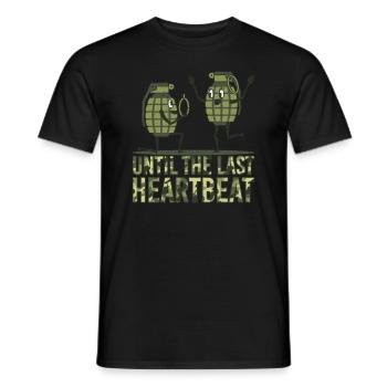 Granate Hochzeitsring Ehering Sicherung Antrag - Männer T-Shirt - Schwarz - Vorne - AI Model Male 178 light (178cm)
