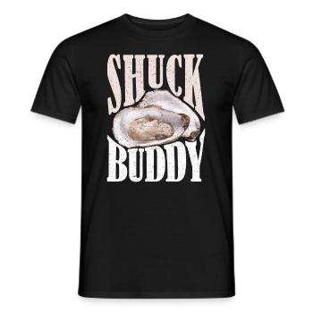 Huîtres Shuck Buddy - T-shirt homme - noir - Devant - AI Model Male 178 light (178cm)