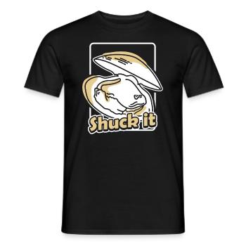 Écailler les huîtres - T-shirt homme - noir - Devant - AI Model Male 178 light (178cm)
