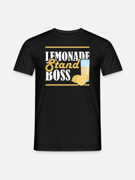 Lemonade Stand Boss Limonadenstand - Men's T-Shirt - black