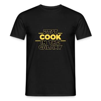Best cook in the galaxy chef - Männer T-Shirt - Schwarz - Vorne - AI Model Male 178 light (178cm)