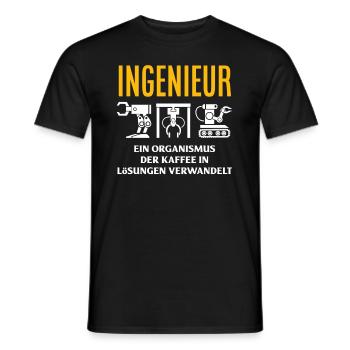 Lustiges Ingenieur Geschenke Geschenkidee - Männer T-Shirt - Schwarz - Vorne - AI Model Male 178 light (178cm)