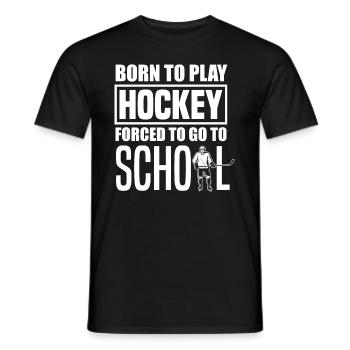 Lustiges Eishockey Hockey Geschenk Geschenkidee - Männer T-Shirt - Schwarz - Vorne - AI Model Male 178 light (178cm)