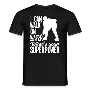 Lustiges Eishockey Hockey Geschenk Geschenkidee - Männer T-Shirt - Schwarz - Vorne - AI Model Male 178 light (178cm)