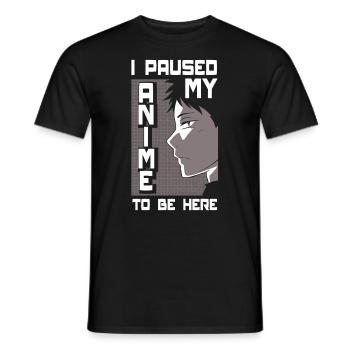 Funny Anime Gift - Men's T-Shirt - black - Front - AI Model Male 178 light (178cm)