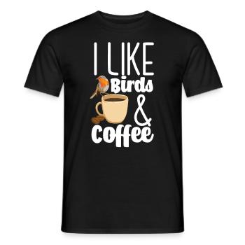 Vogel Liebhaber Vögel Vogelbeobachter Geschenk - Männer T-Shirt - Schwarz - Vorne - AI Model Male 178 light (178cm)