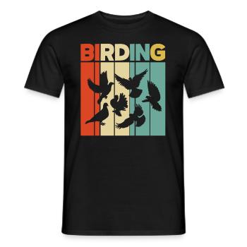 Vogel Liebhaber Vögel Vogelbeobachter Geschenk - Männer T-Shirt - Schwarz - Vorne - AI Model Male 178 light (178cm)