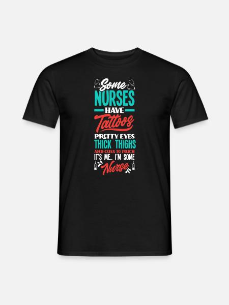 Nurse Nurse - Men's T-Shirt - black