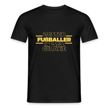 Bester Fußballer in der Galaxie - Männer T-Shirt - Schwarz - Vorne - AI Model Male 178 light (178cm)