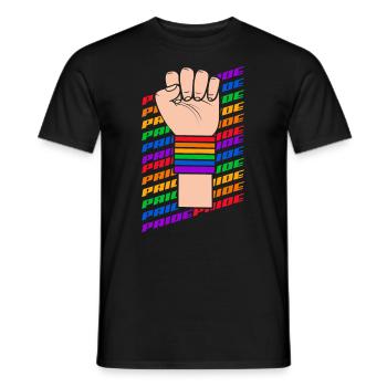 LGBT Pride LGBTQ Pride - Männer T-Shirt - Schwarz - Vorne - AI Model Male 178 light (178cm)