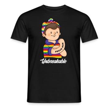 LGBT Pride LGBTQ Pride - Männer T-Shirt - Schwarz - Vorne - AI Model Male 178 light (178cm)