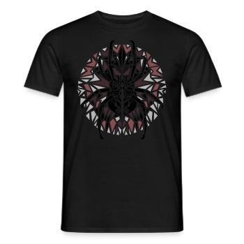 spider - Men's T-Shirt - black - Front - AI Model Male 178 light (178cm)