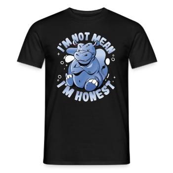 Je ne suis pas méchant que je suis honnête et franc parleur - T-shirt homme - noir - Devant - AI Model Male 178 light (178cm)