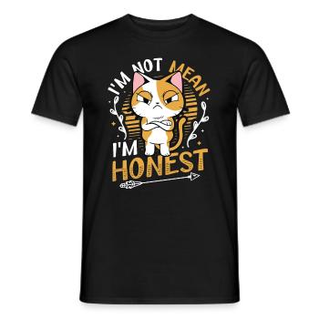 Je ne suis pas méchant que je suis honnête et franc parleur - T-shirt homme - noir - Devant - AI Model Male 178 light (178cm)