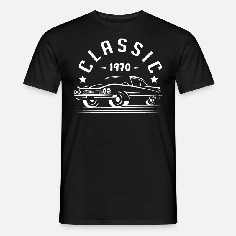 Klassisch 1970. - Männer T-Shirt - Schwarz