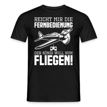 Modellflug Modellbau Modellfliegen - Männer T-Shirt - Schwarz - Vorne - AI Model Male 178 light (178cm)