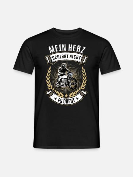 Motorrad Motorradfahrer Motorradverein Motorradfan - Männer T-Shirt - Schwarz
