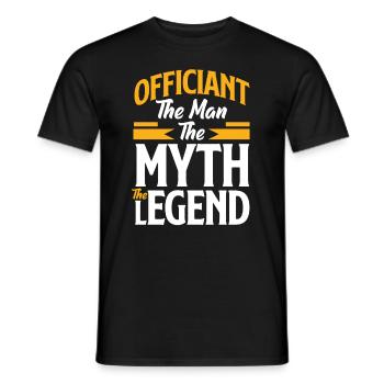 Standesbeamter Standesbeamtin Hochzeit - Männer T-Shirt - Schwarz - Vorne - AI Model Male 178 light (178cm)