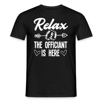 Standesbeamter Standesbeamtin Hochzeit - Männer T-Shirt - Schwarz - Vorne - AI Model Male 178 light (178cm)