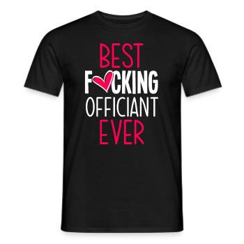 Standesbeamter Standesbeamtin Hochzeit - Männer T-Shirt - Schwarz - Vorne - AI Model Male 178 light (178cm)