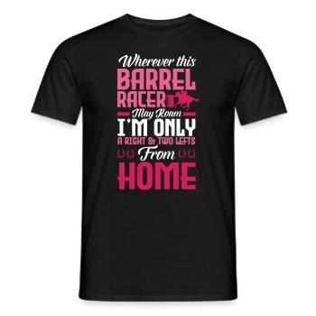 Lustige Pferderennen Pferderennen Geschenkidee - Männer T-Shirt - Schwarz - Vorne - AI Model Male 178 light (178cm)