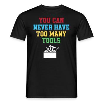 Drôle de menuisier Charpentier Charpentier Charpentier Charpentier - T-shirt homme - noir - Devant - AI Model Male 178 light (178cm)