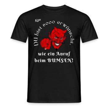 Du bist so erwünscht - Männer T-Shirt - Schwarz - Vorne - AI Model Male 178 light (178cm)