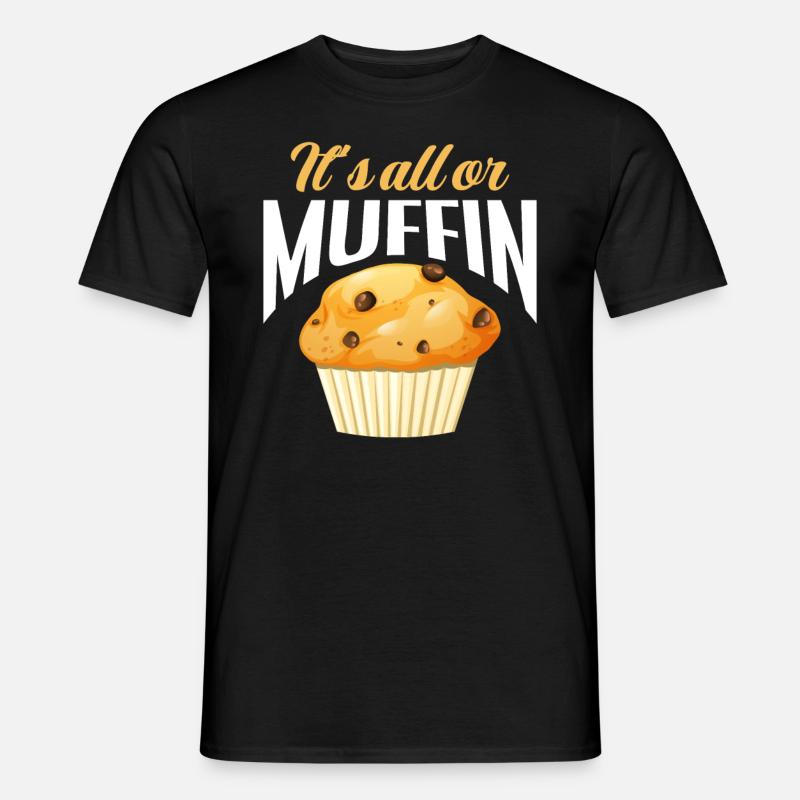 Lustiges Hobby Bäcker Geschenk - Männer T-Shirt - Schwarz