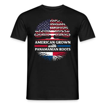 Lustiges Panama Panamaer Panamaerin Geschenk - Männer T-Shirt - Schwarz - Vorne - AI Model Male 178 light (178cm)